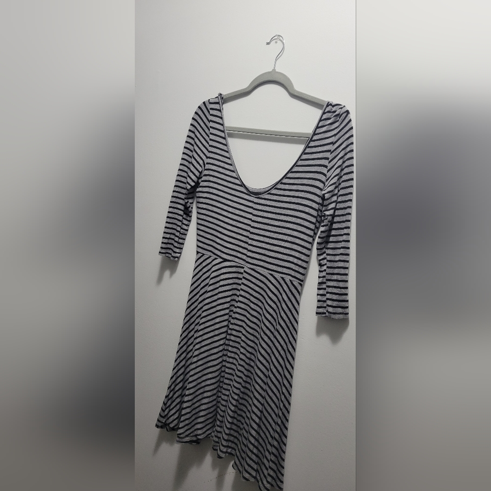 Deep Neck Dress